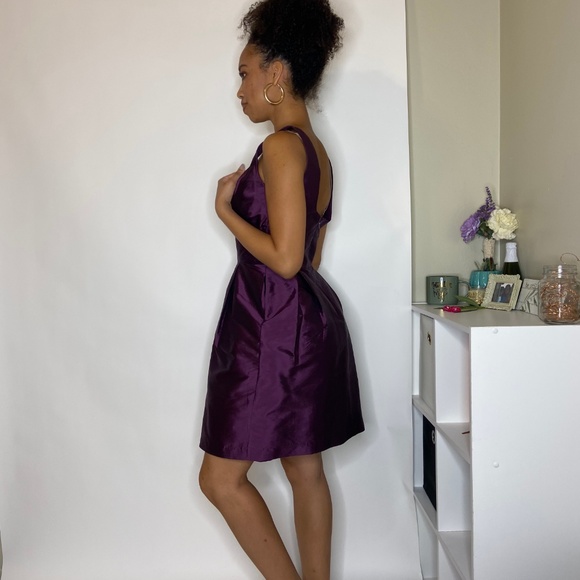 Alfred Sung Satin Cocktail Dress - Picture 5 of 8